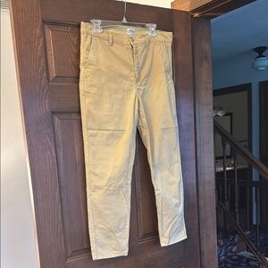 J Crew Tan Straight Leg Pants with Classic Fit